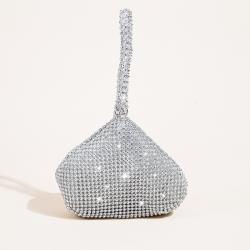 2023 Diamond Lattice Handbag Manufacturer Customize Sunflower Clutch Shoulder Bag Sparkling Party Evening Bag