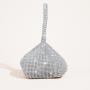 2023 Diamond Lattice Handbag Manufacturer Customize Sunflower Clutch Shoulder Bag Sparkling Party Evening Bag