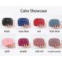 ZWY019 Daily Simple Women Shell Wallet New Solid Color PU Leather Zipper Clutch Coin Bag Fashion Portable Mini Key Bag