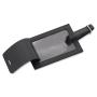 Leather Luggage Tags Travel Bag Labels with Name ID Card Suitcase Baggage Handbag School Bag Label Privacy Protection Black