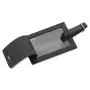 Leather Luggage Tags Travel Bag Labels with Name ID Card Suitcase Baggage Handbag School Bag Label Privacy Protection Black