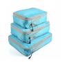 Multicolor Compression Packing Cubes Travel Expandable Packing Organizers 3 pcs Set