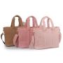 Fashion Bag Supplier Teddy Weekender Bag Custom Logo Size Plush Teddy Bag