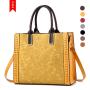 Factory Direct Wholesale Oem Bolsos Purses And Handbags Print Flower  Crossbody Bag Pu Women'S Tote Bags