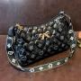 Best Price Cheap shoulder bag for women 2024 summer new women's bags pu leather ladies printed webbing underarm bag