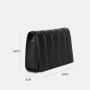 Hot Sale Solid Color Simple  Luxury Ladies Metal Chain Shoulder Bag Customize Square Pu Hand Bag Cross Body Bags For Women