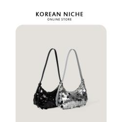 Low Price Dacron Zipper Handbag Shoulder Shopping Tote Bag With Design Shopping Bags Women Shoulder