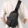 KBW612 Customized Men Chest Bag Fashion Casual Multifunctional Cup Cover Cross Body Bag Large Capacity Sports Shoulder Bag