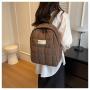 HR768 New Fashion Cotton Ladies Backpack Tote School Bags Outdoor Casual Bag Soft Backpack With Pendant Daypack Bag
