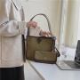 Wholesale Korean Fashion Casual Women Handbags Simple Shoulder Bag Women Mini Canvas Tote Bag Women Canvas Bag