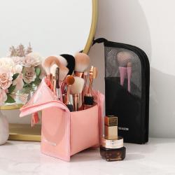 Waterproof Visual Cosmetics Storage Bag Multifunctional Large Capacity Portable Cosmetic Bag