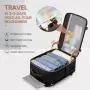 LOVEVOOK Fashion Design 40L multifunctional travel laptop backpack with 3 Packing Cubes 17 In Business travel backpack for women