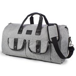 High Quality Fashion Business travel bag custom logo Convertible Foldable Garment Bag Travelling Waterproof Oxford Suit bag