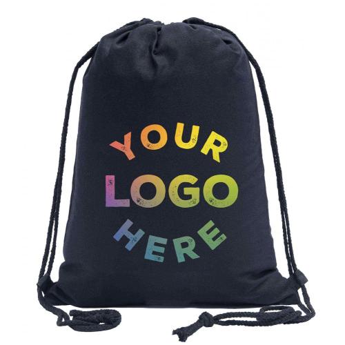Gelory Popular Hot Selling Cotton Drawstring Bags Promotional Pull String Backpacks Cinch Backpacks
