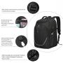 Factory Wholesale Large Capacity Smart Backpack 17.3-Inch Anti-Theft Laptop Backpack Waterproof Casual Business Travel Bag