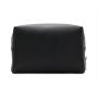 Wholesale cosmetic bags luxury soft leather travel make up bag with custom logo