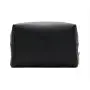 Wholesale cosmetic bags luxury soft leather travel make up bag with custom logo