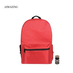 Odorless Red Backpack with Carbon Lined Odor Proof Book Bag Large Smell Proof Backpack Built in Combo Lock
