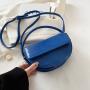 New Design Bag Fashion Hot Sell Round Pu Leather Handbags Woman Bags Pure Color Luxury Women Bag Handbag WF2208013