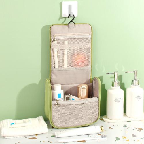 Gelory Waterproof Cosmetic Bag Travel Portable Hanging Makeup Organizer Bag Multi-Functional Toiletry Cosmetic Bag