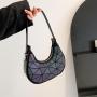 2024 new small bag female fashion shoulder bag for women popular pu crescent bag ladies handbag