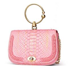 Sacs A Main Chic Femme Fashion Genuine Snake Skin Leather Designer Lady Saddle Sling Shoulder Crossbody Tote Bags Handbag
