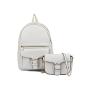 New trendy models of women's backpack 2024 women's fashion simple casual backpack wholesale set