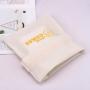 Recyclable High Quality Cotton Fabric Drawstring Shoes Hat Baby Clothes Packing Gift Bag Custom Logo Printed Muslin Dust Pouch
