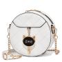 ZR692 Women's Bags Cat New Fashion PU Leather Girl Lovely Small Round Bag Zipper Shoulder Crossbody Phone Bag Female Party
