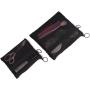 Black Mesh Zipper Storage Bags Cosmetic Makeup Pouch Travel Organizer Nylon Mesh Bag