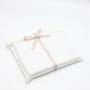 Custom Logo Printed  Large Canvas Envelope Dust Bag For Shoes White Recyclable Cotton Envelope Clothing Packing Bag