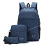 2023 cheap 3 in 1 usb school backpack  large capacity mens business laptop backpack set