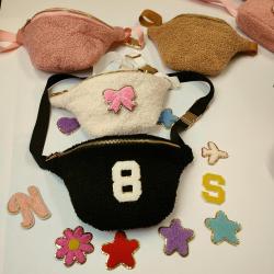 Winter Teddy Fanny Pack Girls Crossbody Bag Woman Chest Belt Bag Waist Pack Pink Black Sherpa Adjustable Strap Waist Bags