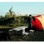 32L Multi-functional picnic ice insulated cooler box with handle and wheels and table and chairs