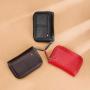 New Minimalist Organ Wallet Leather Wallets For Men & Women Credit Card Holder Zipper Around Money Clip Business Wallet