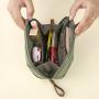 Nylon portable hand-held lipstick bag coin purse stereo small cosmetic bag travel makeup storage bag