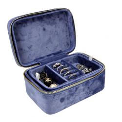 Factory custom logo In Stock Velvet Jewelry Storage Box Luxury Ring Jewelry Box Jewelry Packaging