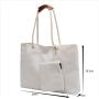 2024 Hot Selling New Retro Large-capacity Multiple Colour Canvas Tote Bag Women's Solid Shoulder Underarm Bag