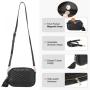 Custom Stylish Design solid Quilted Shoulder Purse Waterproof Vegan Leather with Tassel High Quality Crossbody Bags for Women