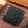 2024 Men's Large Capacity PU Vintage Wallet Waterproof Business Fashion Multi-Functional Card Bag Banknote Clip Multi-Card