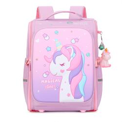 Cartoon pink children kid school book bags kids backpack school backpacks for primary school