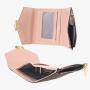 Susen Chrisbella Fashion luxury Letter printing contrast color PU Leather ladies wallet Multifunctional women's wallet 2022