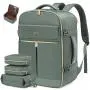 LOVEVOOK Expandable Durable Backpack Travel Bag Pack with 3 packing cubes Men Waterproof Travel Backpacks Business Mochila