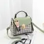 KBW045 2023 Plaid Handbag High Quality Women Bag New PU Diagonal Small Square Bag Fashion Single Shoulder Crossbody Bag