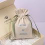 High Quality Cotton Canvas Gift Packaging Dust Bag Custom Natural Cotton Drawstring Jewelry Cosmetic Pouch