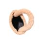 2024 Custom Faux Fur PU Leather Bucket Bag Handbag For Women Ladies Sherpa Purse