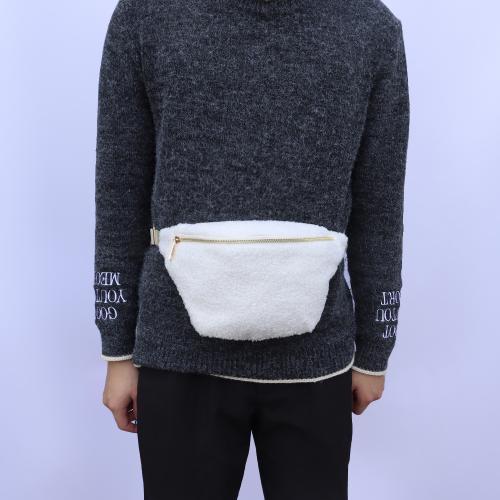 Hot Selling Good Quality Belt Bag Waist Casual Zipper Pouch Teddy Stylish Belt Bag