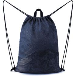 Gelory Mesh Drawstring Bags Washable String Sports Bag For Camping Workout Gear Drawstring Bag Mesh
