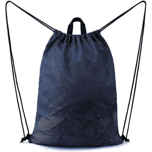 Gelory Mesh Drawstring Bags Washable String Sports Bag For Camping Workout Gear Drawstring Bag Mesh