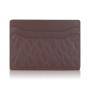 Custom logo Credit Card Holder Leather Minimalist Card Case Front Pocket Wallet for Men